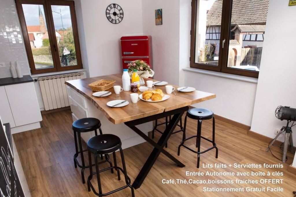 Charmant T3, 70M2, 2Ch,Tv 101 Cm, Wifi+Parking, Ettendorf Εξωτερικό φωτογραφία
